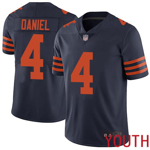 Chicago Bears Limited Navy Blue Youth Chase Daniel Jersey NFL Football 4 Rush Vapor Untouchable